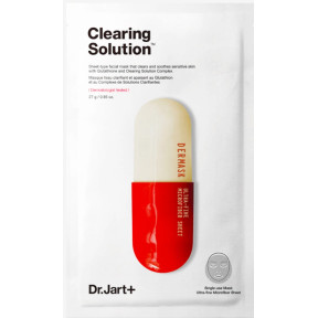 Dr.Jart+ Очищающая тканевая маска Dermask Micro Jet Clearing Solution, 27 g